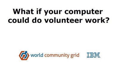 What if your computer could do volunteer work?